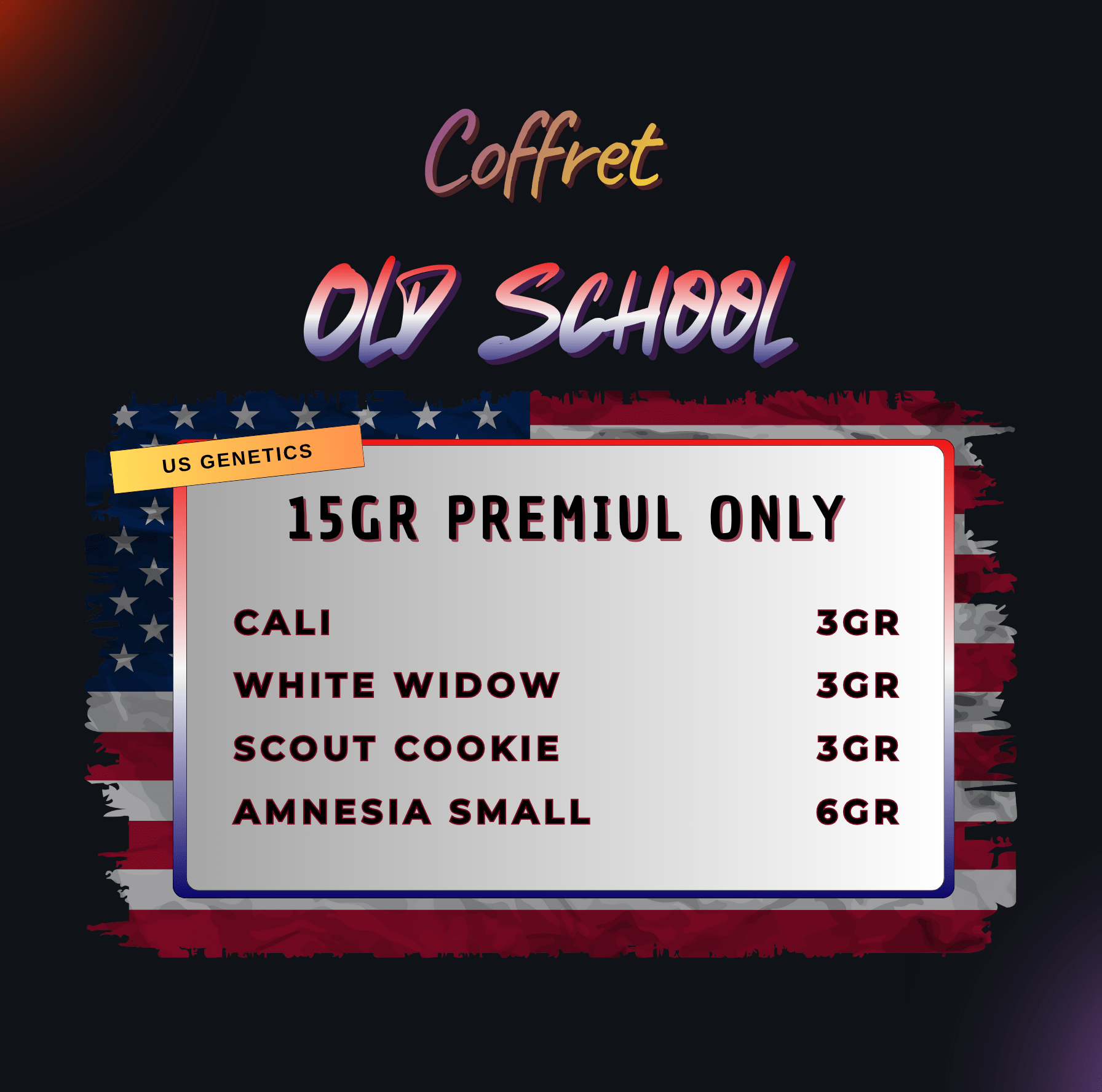 Coffret Old School Premium 15G