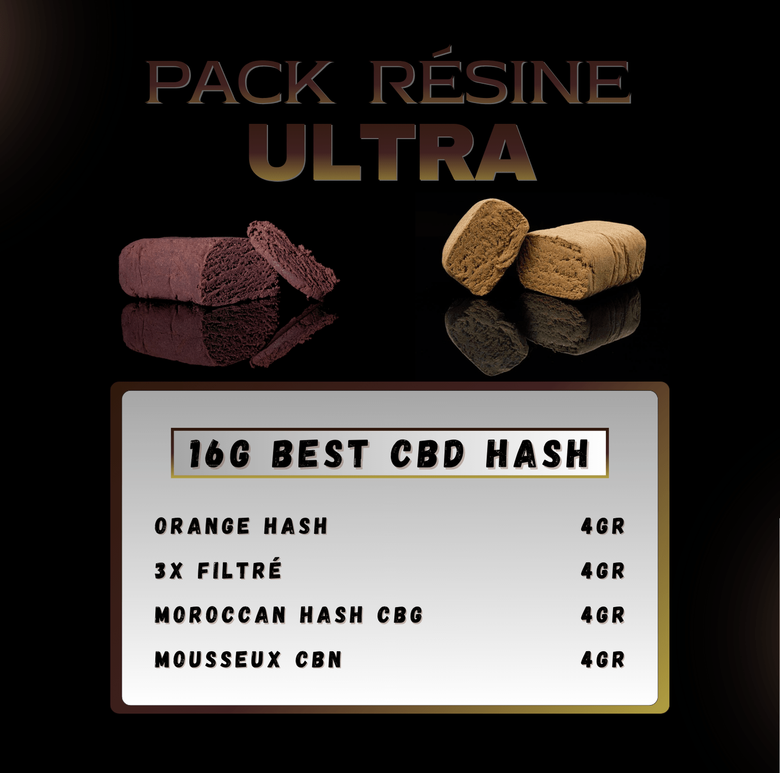 Pack Résines Ultra 16G